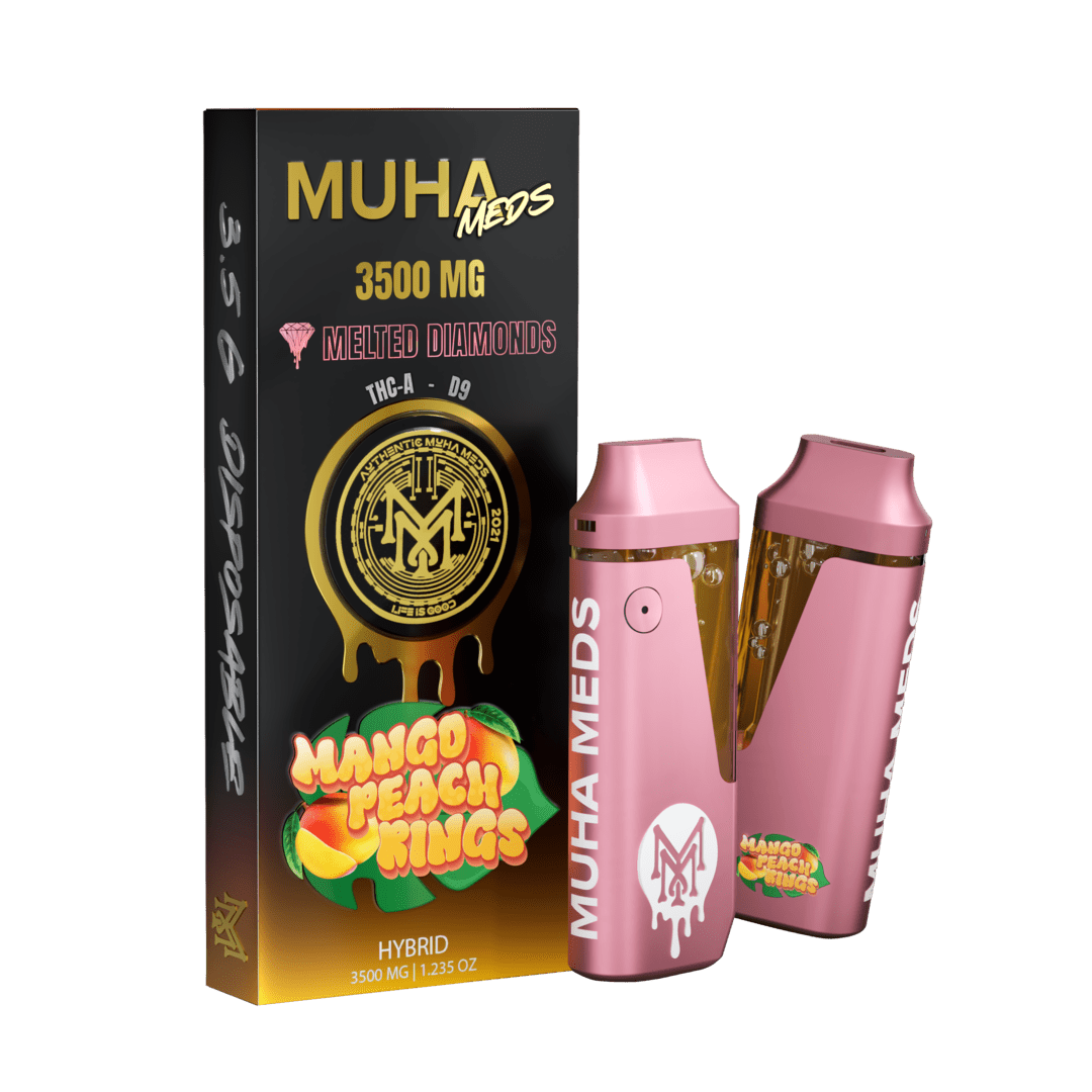 MANGO PEACH RINGS
3.5 GRAM DISPOSABLE
HYBRID