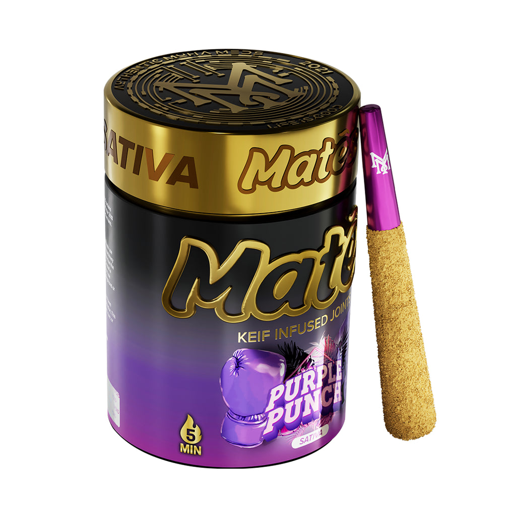 PURPLE PUNCH
5 PRE-ROLLS (3 GRAMS)
SATIVA
THC-A