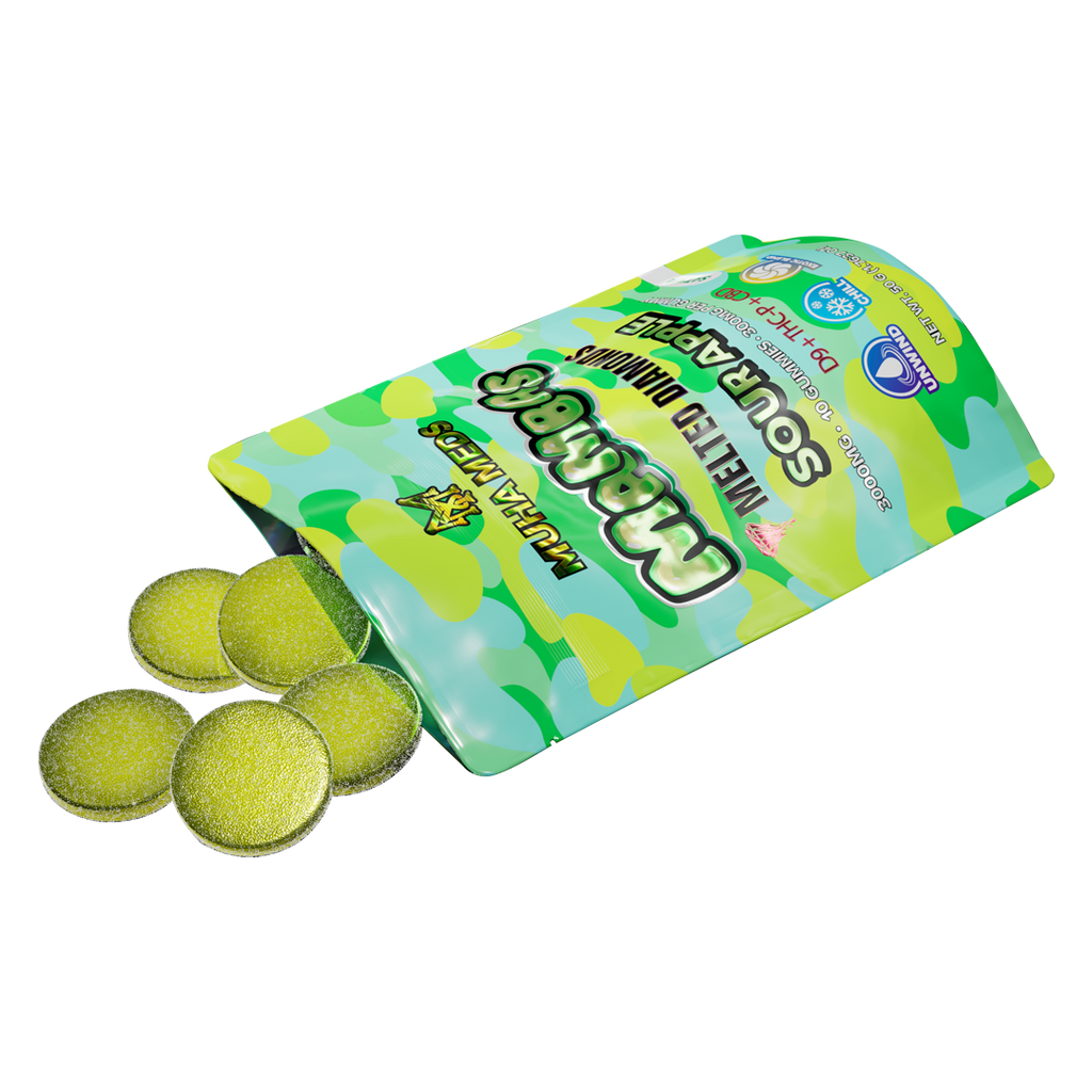 SOUR APPLE
3 GRAM GUMMIES